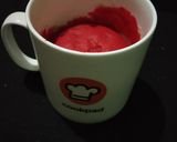 A picture of step 3 of Red Velvet Mug Cake.