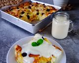 Foto langkah ke 4 dari resep Bread Puding panggang.
