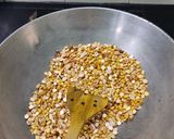 A picture of step 4 of #cook pad india#Curry leaves rice go with cucumber raitha.