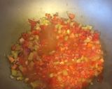 Zöldséges disznósonkás tojásrántotta recept fázis 2 fotója