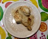 Foto del paso 6 de la receta Alitas de pollo al licor de arroz y gratén de crema de lechuga