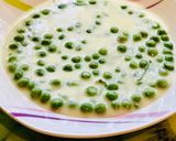 Zsenge zöldborsófőzelék lestyánnal recept fázis 5 fotója