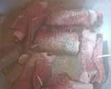 Foto del paso 1 de la receta: Niños envueltos, o rollitos de carne rellenos