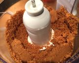 A picture of step 2 of Simple White Chocolate Cheesecake with Raspberry Sauce.
