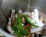 A picture of step 3 of Instant Rava Idli with Coconut Chatani.
