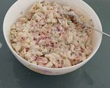A picture of step 8 of Cold macaroni pasta (creamy salad).