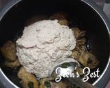 A picture of step 3 of Hyderabadi Aloo Gosht Mahi Khaliya.