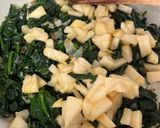 Foto del paso 4 de la receta: Lumaconi relleno de espinacas, gorgonzola y pera 🇮🇹
