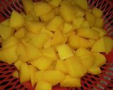 A picture of step 1 of Dhaba style chana chaat.