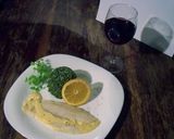 Spenótos rizottó recept, narancsos-joghurtos hallal recept fázis 4 fotója