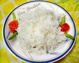 A picture of step 13 of Plain Rice.
