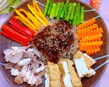 Hình bước làm 4 của món Miến trộn cay Hàn Quốc