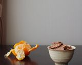 A picture of step 5 of Walnut cacao ice cream.