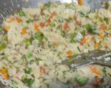 A picture of step 2 of Vegetable Rava Upma easy tiffin recipe.