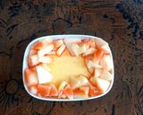 A picture of step 5 of Vanilla custard, sugar free, with apple 🍎🍏.