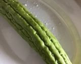 Foto langkah ke 1 dari resep Botok Pare Makaroni.