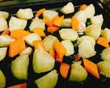 A picture of step 5 of Simple roast vegetables.