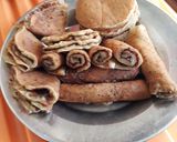 Foto langkah ke 8 dari resep Crepe Pisang & Pancake Pisang (1 adonan).