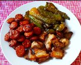 A picture of step 4 of Migas Manchegas.