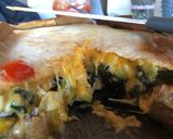 Grillzöldséggel töltött tortilla recept fázis 4 fotója