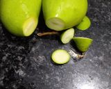 A picture of step 1 of Totapuri baflo.