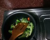 A picture of step 3 of Broccoli soup.