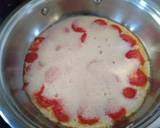 Tomato upside down omelette#cookingwithtomatoes recipe step 3 photo