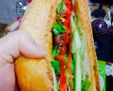 Hình bước làm 5 của món Bánh mì thịt nướng thơm ngon