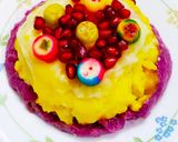 A picture of step 3 of Lemon Pomegranate Pudding.
