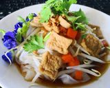 รูปขั้นตอนการทำที่ 4 ของ ก๋วยเตี๋ยวหลอดทรงเครื่อง(เจ)