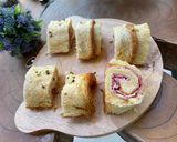 Hình bước làm 3 của món Sandwich roll