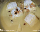 Foto del paso 2 de la receta: Milhojas de patata confitada y bacalao con su salsa pil pil