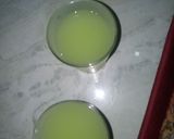 A picture of step 3 of Cucumber juice.