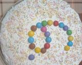 Gyors, egyszerű csokis, vaníliás gyümölcstorta recept fázis 3 fotója