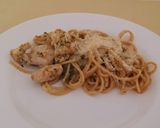 Foto del paso 4 de la receta: Spaghetti con pollo salteado