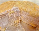 Foto langkah ke 6 dari resep Mille crepe cake taro cream durian.