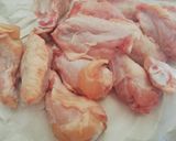 A picture of step 1 of Crispy Chicken Wings with Flour and Breadcrumbs in Air Fryer.