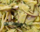 A picture of step 4 of Moong Dal Onion Pakore.