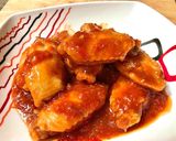 รูปขั้นตอนการทำที่ 4 ของ CHICKEN WINGS WITH SPICY TOMATO SAUCE | ปีกไก่อบซอสมะเขือเทศ
