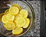A picture of step 7 of Fresh lemon juice in jar|| and lemonade.