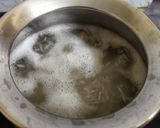 A picture of step 4 of Schezwan fried rice.