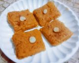 A picture of step 4 of Delicious healthy tasty gram flour dry fruits Burfi.
