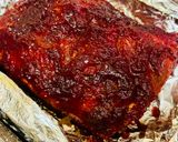 A picture of step 6 of Pork in cranberry glaze.