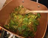 A picture of step 2 of Sausage & Prawn Jambalaya.