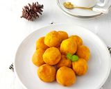 Foto langkah ke 7 dari resep Bola-bola Ubi Goreng.