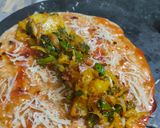 A picture of step 5 of Roti roll.