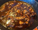 A picture of step 6 of Mongolian Beef.