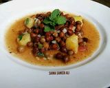 A picture of step 4 of Imli wali chaat.