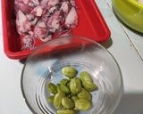 Foto langkah ke 1 dari resep Cumi Pete pedas manis.
