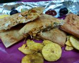 A picture of step 3 of Chinese Cheese Parcels.